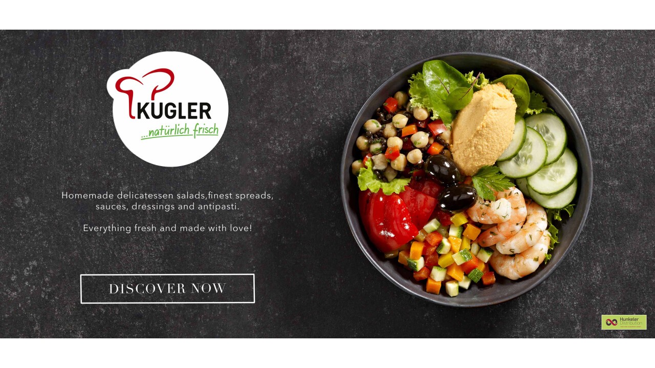 Kugler delicatessen salads, spreads, sauces, dressings and antipasti - Discover now!