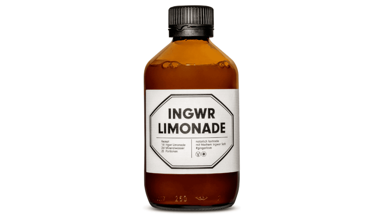 INGWR, Ginger Lemonade, 25 portions, 250ml