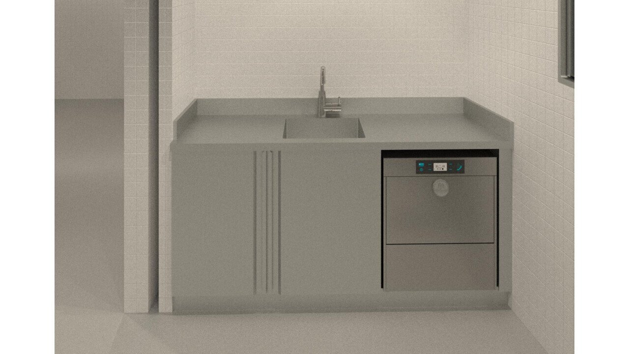 Visualisations in 3D of the desired kitchen are also possible 