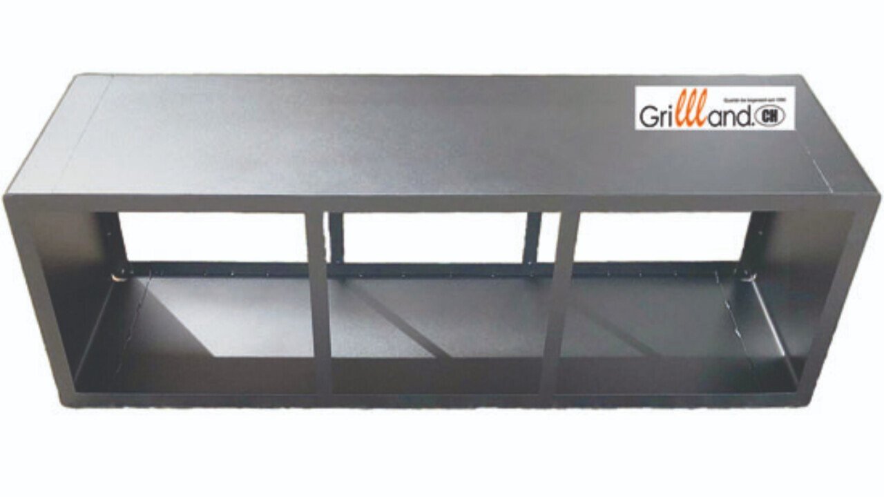 Untreated steel bench - Dimensions: Dimensions: W 40 x L 145 x H45 cm