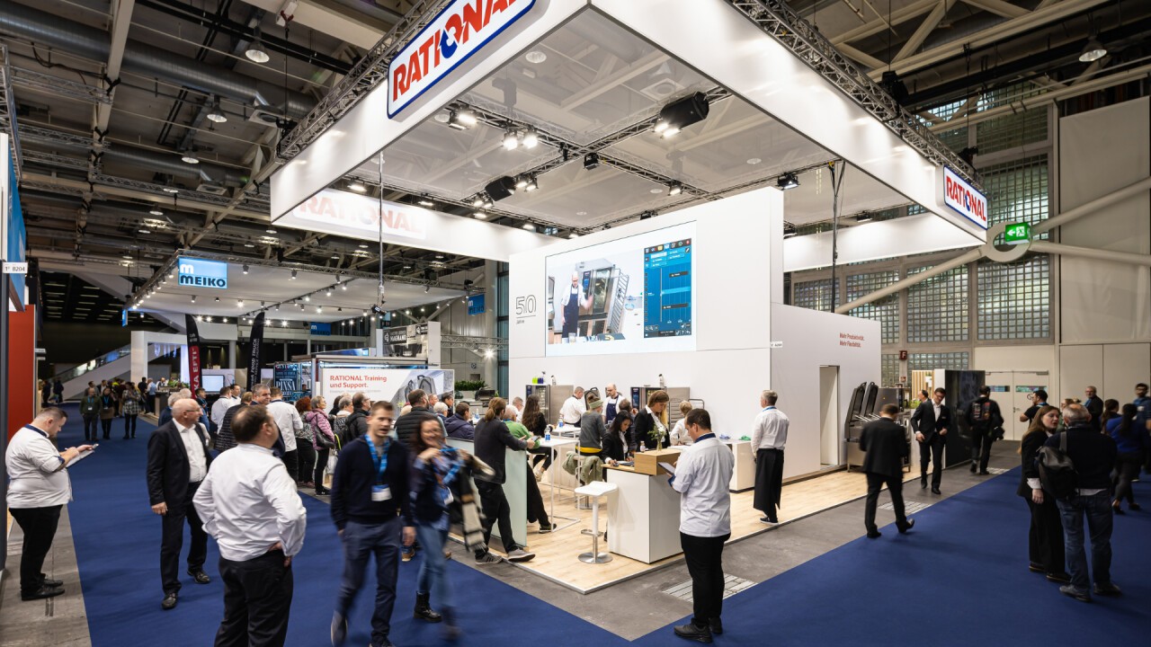 Live-Kochshows beim Aussteller Rational