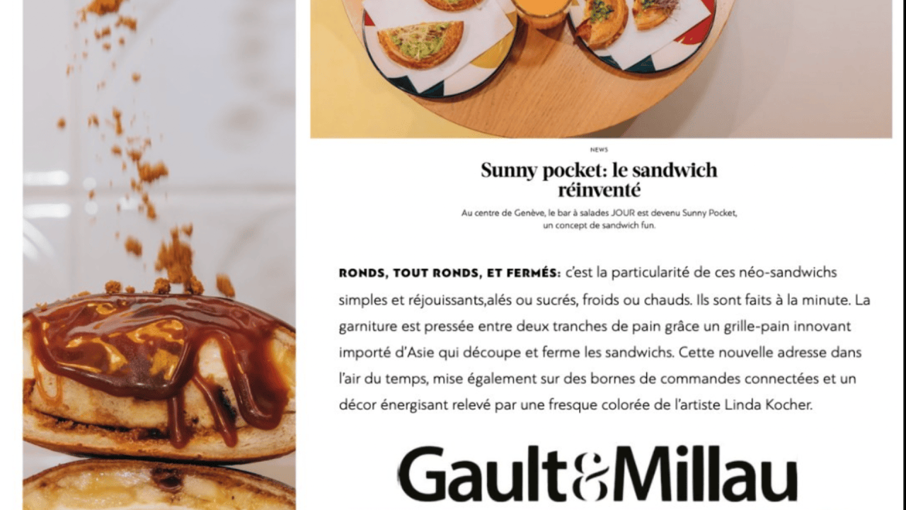 Découvrez Sunny Pocket : Le sandwich réinventé ! 