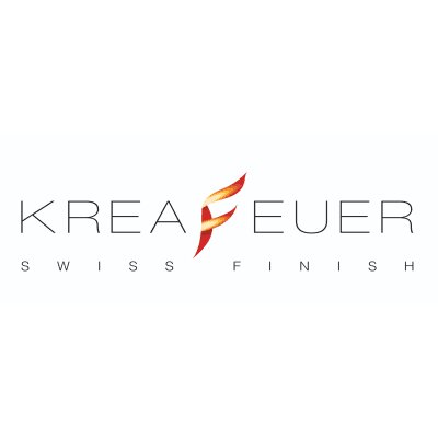 Logo Kreafeuer AG, Swiss finish